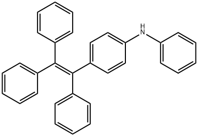 N-苯基-4-(1,2,2-三苯基乙烯基)-苯胺, 1426396-32-8, 结构式