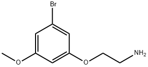 1-(2-Aminoethoxy)-3-bromo-5-methoxybenzene,1427399-27-6,结构式