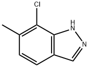 7-氯-6-甲基-1H-吲唑 结构式