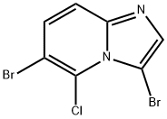3,6-dibromo-5-chloroimidazo[1,2-a]pyridine Structure