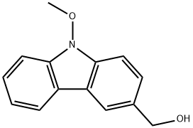 N-Methoxy-3-hydroxymethylcarbazole Structure