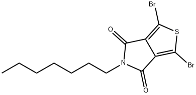 dibromoTPD (heptyl) Struktur