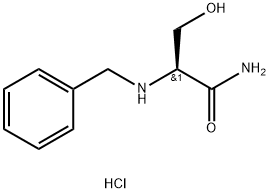 Propanamide, 3-hydroxy-2-[(phenylmethyl)amino]-, monohydrochloride, (S)- (9CI) Struktur