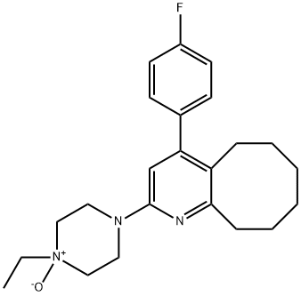 Blonanserin N-Oxide, 142838-82-2, 结构式