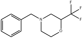Morpholine, 4-(phenylmethyl)-2-(trifluoromethyl)- Structure