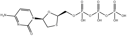 3TCTP (Lamivudine-5'-triphosphate) (aqueous solution) Structure