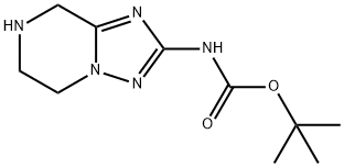 (5,6,7,8-Tetrahydro-[1,2,4]triazolo[1,5-a]pyrazin-2-yl)-carbamic acid tert-butyl ester|(5,6,7,8-四氢-[1,2,4]三唑并[1,5-A]吡嗪-2-基)氨基甲酸叔丁酯