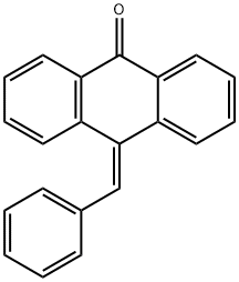 9-BENZYLIDENEANTHRONE Struktur