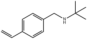 N-(1,1-二甲基乙基)-4-乙烯基苯甲胺, 143673-98-7, 结构式