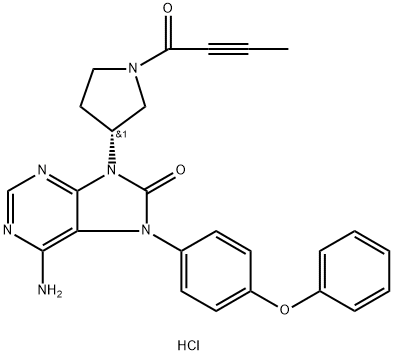 ONO-4059 (HYDROCHLORIDE),1439901-97-9,结构式