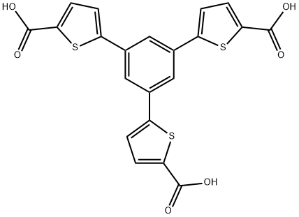 5,5',5''-(苯-1,3,5-三基)三(噻吩-2-羧酸),1442006-75-8,结构式