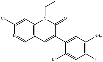 1442470-52-1 1,6-Naphthyridin-2(1H)-one, 3-(5-amino-2-bromo-4-fluorophenyl)-7-chloro-1-ethyl-