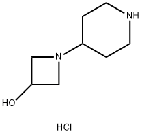 1-(哌啶丁-4-基)氮杂环丁烷-3-醇盐酸盐 结构式