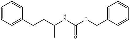 Carbamic acid, N-(1-methyl-3-phenylpropyl)-, phenylmethyl ester Structure