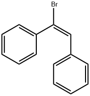 Benzene, 1,1'-[(1E)-1-bromo-1,2-ethenediyl]bis- Struktur
