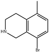Isoquinoline, 8-bromo-1,2,3,4-tetrahydro-5-methyl- Structure