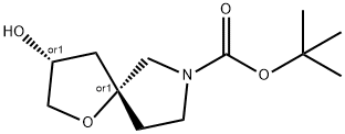 Racemic-(3S,5S)-Tert-Butyl 3-Hydroxy-1-Oxa-7-Azaspiro[4.4]Nonane-7-Carboxylate Struktur