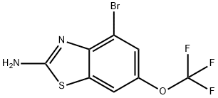 Riluzole 4-Bromo Impurity Struktur
