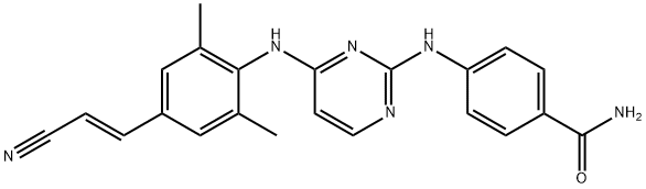 Rilpivirine amide 2 impurity Struktur