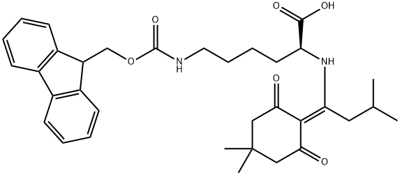 ivDde-Lys(Fmoc)-OH 结构式