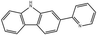 9H-Carbazole, 2-(2-pyridinyl)-,1446911-64-3,结构式