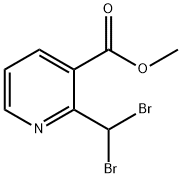 3-Pyridinecarboxylic acid, 2-(dibromomethyl)-, methyl ester