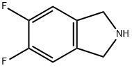 5,6-二氟异吲哚啉, 1448145-50-3, 结构式