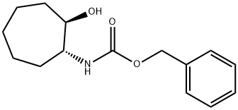 (1R,2R)-(2-羟基-环庚基)-氨基甲酸苄酯, 1448438-55-8, 结构式