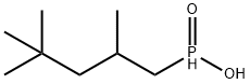 Phosphinic acid, P-(2,4,4-trimethylpentyl)- Structure