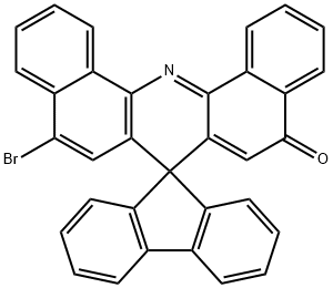 9'-溴螺(芴-9,7'-二苯并吖啶)-5'-酮,1449317-74-1,结构式