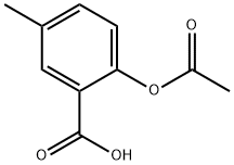 2-(乙酰氧基)-5-甲基苯甲酸 结构式