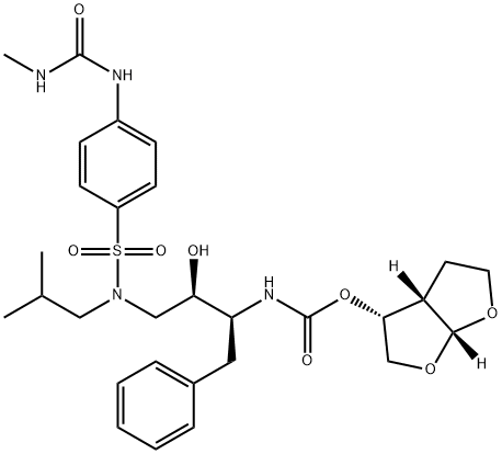 Darunavir N-methyl urea impurity Struktur