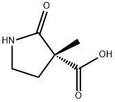(R)-3-甲基-2-氧代吡咯烷-3-羧酸, 1453178-92-1, 结构式