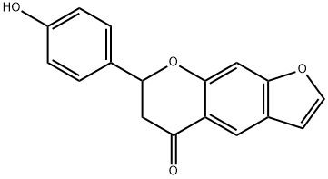 Furano(2'',3'',7,6)-4'-hydroxyflavanone Structure