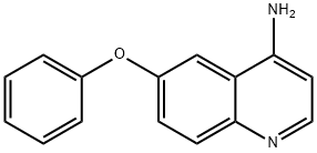 6-phenoxyquinolin-4-amine 化学構造式