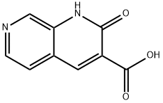 1,7-Naphthyridine-3-carboxylic acid, 1,2-dihydro-2-oxo- Struktur