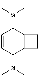 Silane, bicyclo[4.2.0]octa-1(6),3-diene-2,5-diylbis[trimethyl- 化学構造式