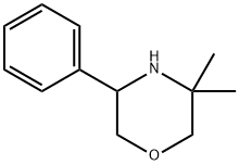 Morpholine, 3,3-dimethyl-5-phenyl 结构式