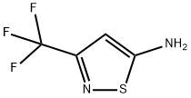 3-(三氟甲基)异噻唑-5-胺, 1462956-86-0, 结构式