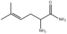 4-Hexenamide, 2-amino-5-methyl- Structure