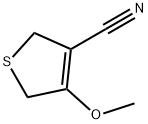 3-Thiophenecarbonitrile, 2,5-dihydro-4-methoxy- 结构式
