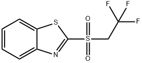2-((2,2,2-三氟乙基)磺酰基)苯并[D]噻唑 结构式