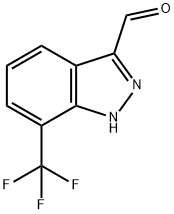 7-(三氟甲基)-1H-吲唑-3-甲醛, 1470586-95-8, 结构式