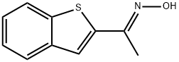 (E) -1-(苯并噻吩-2-基)乙醇肟 结构式