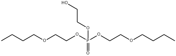 BIS(2-BUTOXYETHYL) HYDROXYETHYL PHOSPHATE, 1477494-86-2, 结构式