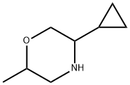 Morpholine, 5-cyclopropyl-2-methyl- Structure