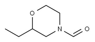 4-Morpholinecarboxaldehyde,2-ethyl- Struktur