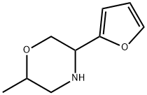 Morpholine, 5-(2-furanyl)-2-methyl- Struktur