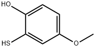 2-巯基-4-甲氧基苯酚, 1483-19-8, 结构式