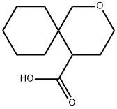 2-OXASPIRO[5.5]UNDECANE-5-CARBOXYLIC ACID, 1483396-56-0, 结构式